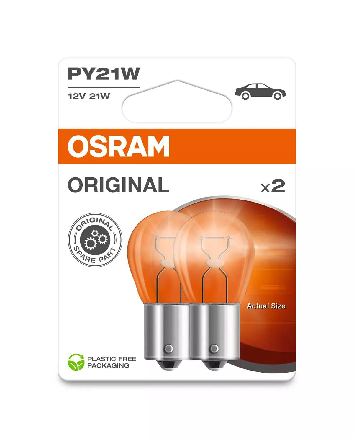 OSRAM ORIGINAL PY21W 12 V 21 W signaalpirn