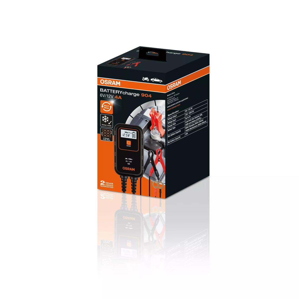 OSRAM BATTERYcharge 904 akulaadija