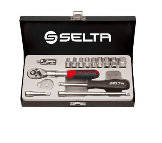 SELTA Tööriistakomplekt 1/4, 16 osa