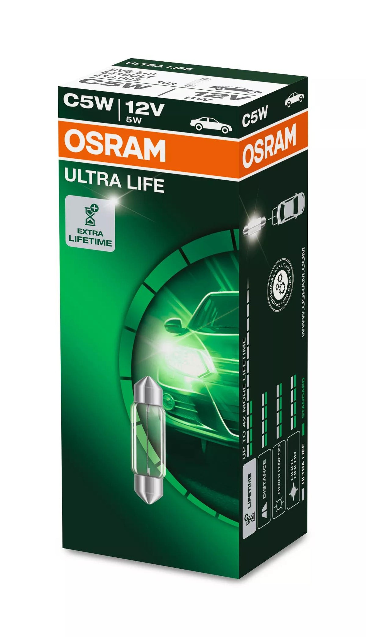 OSRAM ULTRA LIFE C5W 12 V 5 W sukapirn