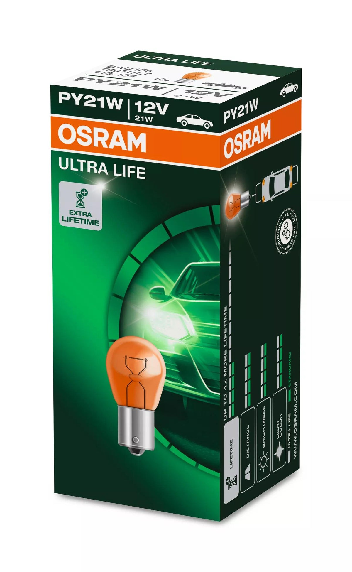 OSRAM ULTRA LIFE PY21W 12 V 21 W signaalpirn