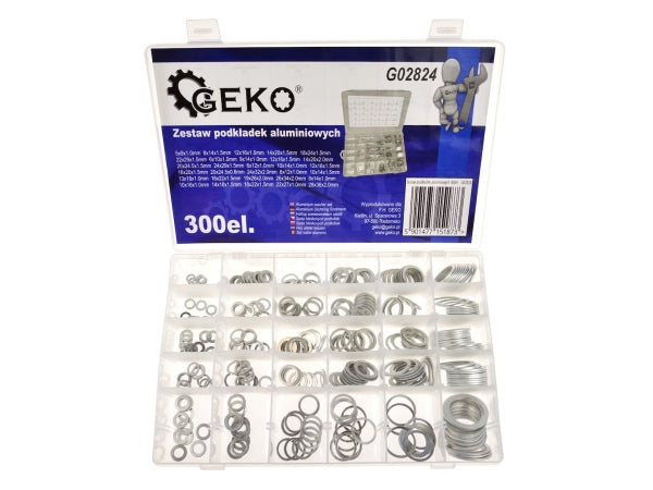 Geko Alumiiniumseibide komplekt 300 tk