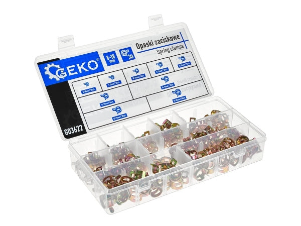 Geko Auto kaabliklemmide komplekt isolaatoritega 450 tk