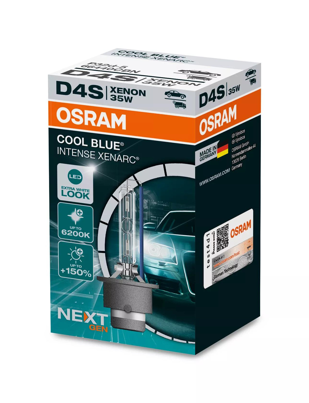 OSRAM XENARC COOL BLUE INTENSE D4S 6200 K 35 W ksenoonpirn