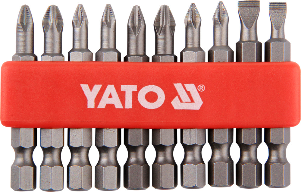 YATO Kruvikeeraja otsakud 50 mm, sortiment, komplekt, 10 osa