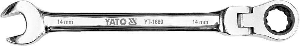YATO Leht-silmusvõti 14 mm räikmehhanismi ja liigendiga