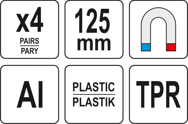 YATO Kruustangide vahetuslõuad 125 mm