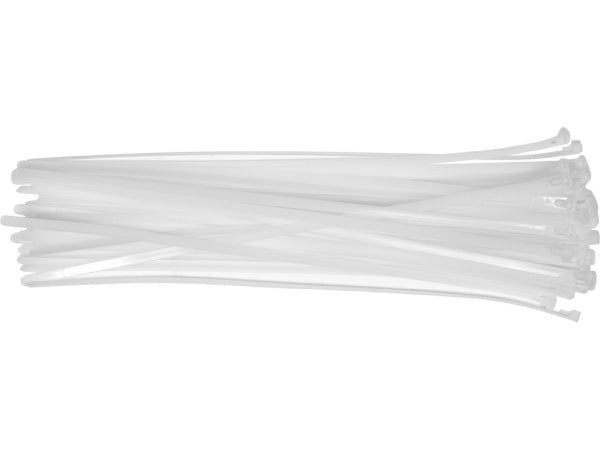 YATO Plastkaablisidemed, avatavad, 7,6x300 mm, 50 osa, valged