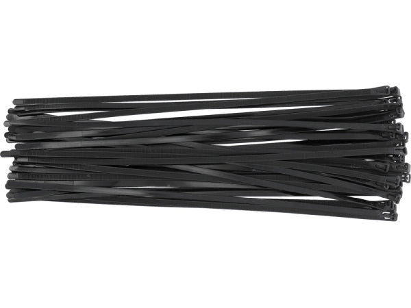YATO Plastkaablisidemed, avatavad, 7,6x450 mm, 50 osa, mustad
