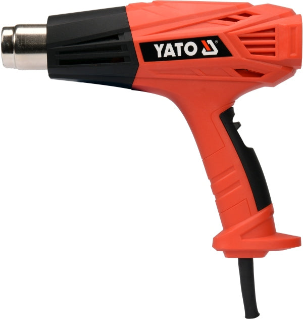 YATO Kuumaõhupuhur 2000 W, 70-600 °C, tarvikud, LCD-ekraan