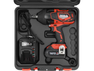 YATO Löökvõti harjadeta 1200 Nm 18 V, 1/2 BODY