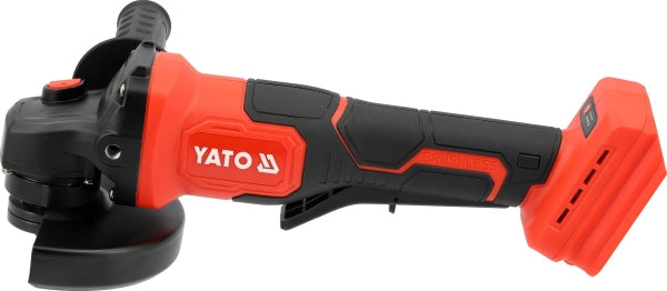 YATO Nurklihvija 18 V, 125 mm, kiiruse reguleerimisega, 9000 p/min, komplekt 2X aku 18 V 4 Ah + laadija, kohvris