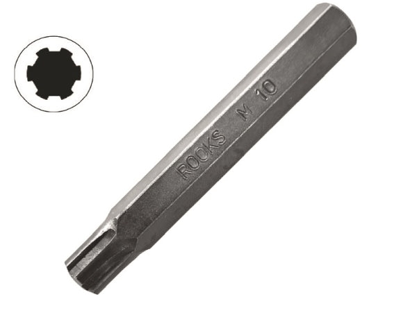 ROOKS Otsak 10 mm 3/8″ RIBE M6 x 75 mm 73MOV5-2 (S2)