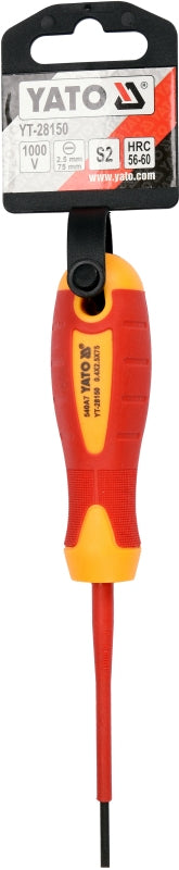 YATO Isoleeritud kruvikeeraja 1000 V 2.5x75 mm