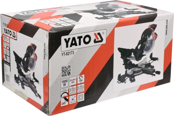 YATO Nurgasaag 230 V, 1800 W, 255 mm, laseriga