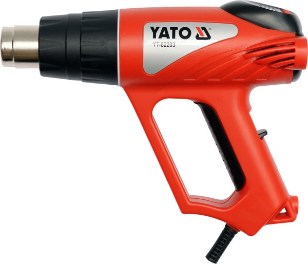 YATO Kuumaõhupuhur 2000 W, 70-600 °C, tarvikud, LCD-ekraan