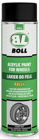 BOLL Akrüüllakk 500 ml aerosool, must matt, autovelgedele
