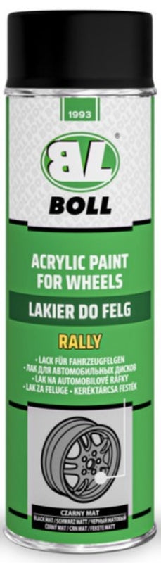 BOLL Akrüüllakk 500 ml aerosool, must matt, autovelgedele