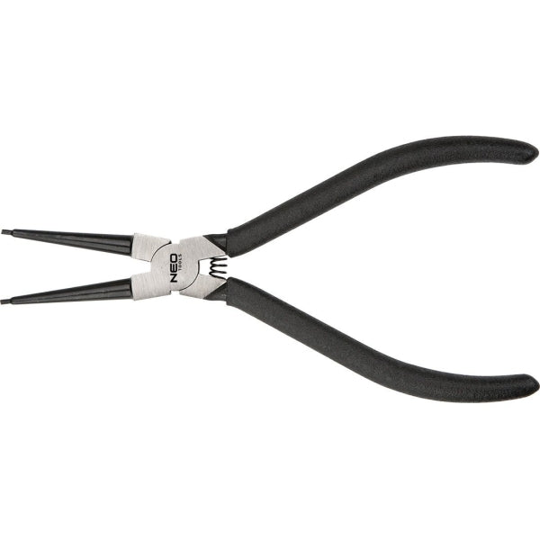 NEO Tools Segeri tangid kinnitusrõngastele 180 mm, sisemised, sirged