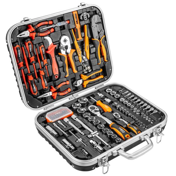 NEO Tools Elektriku kohver, 108 osa