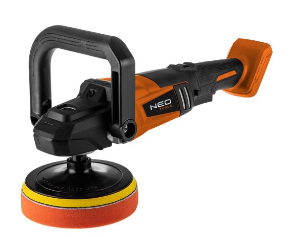 NEO Tools Harjadeta akupoleerija ENERGY+ 18V, Li-Ion, M14 150 mm, 800-2300 min-1, akuta