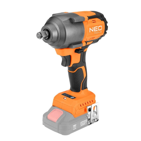 NEO Tools Akuräikvõti ENERGY+ 18V, Li-Ion, 3/8", akuta, adapter 1/2