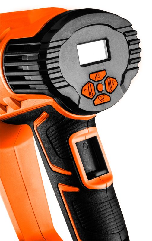 NEO Tools Kuumaõhupüstol 2000 W, I: 50 °C, II: 70-600 °C, kohver, digitaalnäidik