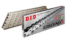 D.I.D Mootorratta kett 525ZVMX2S&S-116, samm 525, 116 lüli, X-rõngastega, hõbedane, avatud