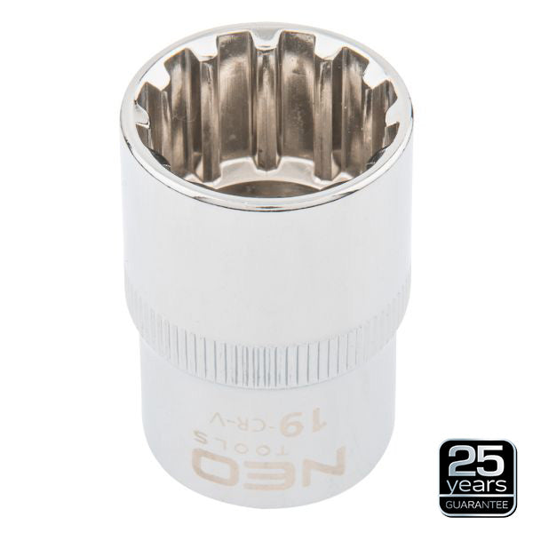 NEO Tools Spline-padrun 1/2, 17 mm