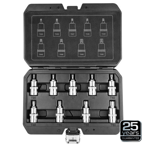 NEO Tools Kuuskantotsakud padrunil 100 mm, 9 osa