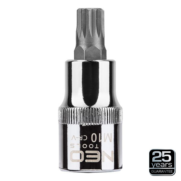 NEO Tools Spline-otsak padrunil 1/2, M6 x 55 mm