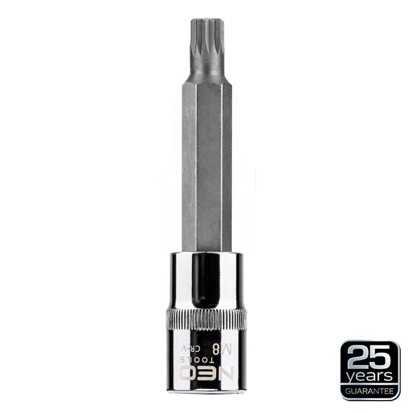 NEO Tools Spline-otsak padrunil 1/2, M5 x 100 mm
