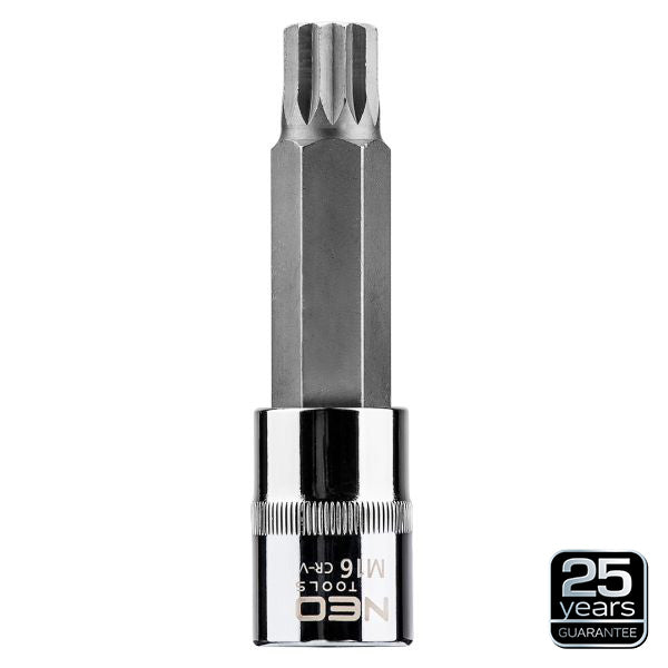 NEO Tools Spline-otsak padrunil 1/2, M12 x 100 mm