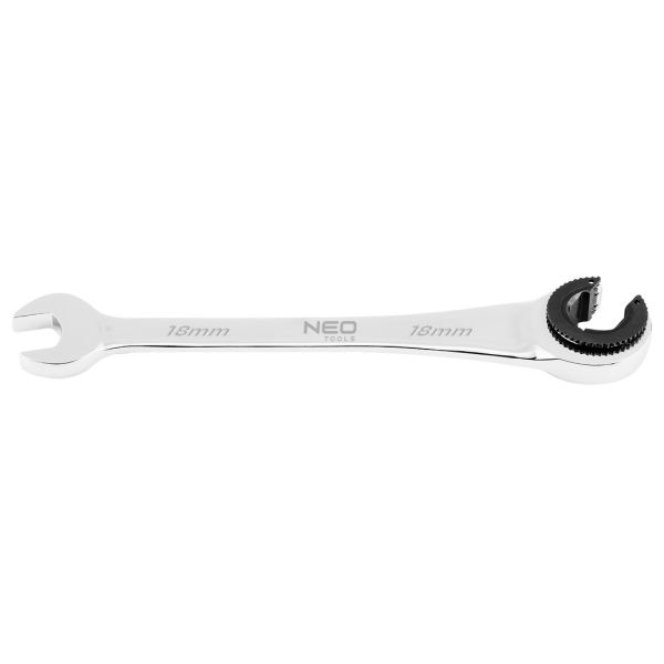 NEO Tools Lõhestatud leht-silmusvõti räikmehhanismiga, 17 mm