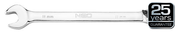 NEO Tools Räikmehhanismi ja lülitiga leht-silmusvõtmed, 12 osa, 8-19 mm, pehme kott