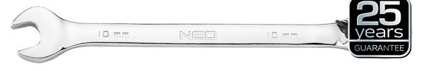 NEO Tools Räikmehhanismi ja lülitiga leht-silmusvõtmed, 12 osa, 8-19 mm, pehme kott