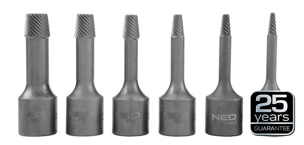NEO Tools Poltide väljakeerajad, 6 osa