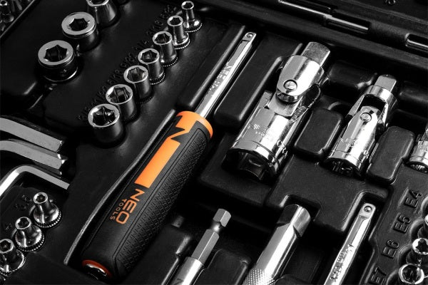 NEO Tools Tööriistakomplekt 1/4, 3/8, 1/2, 219 osa