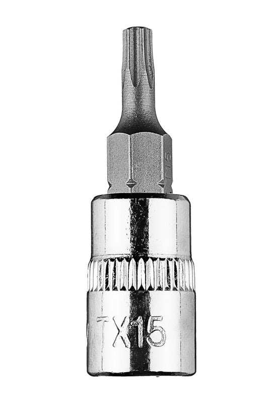NEO Tools Torx-otsak TX15 padrunil 1/4, lühike, 37 mm