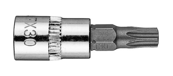 NEO Tools Torx-otsak TX30 padrunil 1/4, lühike, 37 mm