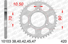 AFAM Tagumine hammasratas 10103-45, 45z, samm 420, teras