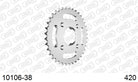 AFAM Tagumine hammasratas 10106-38, 38z, samm 420, teras