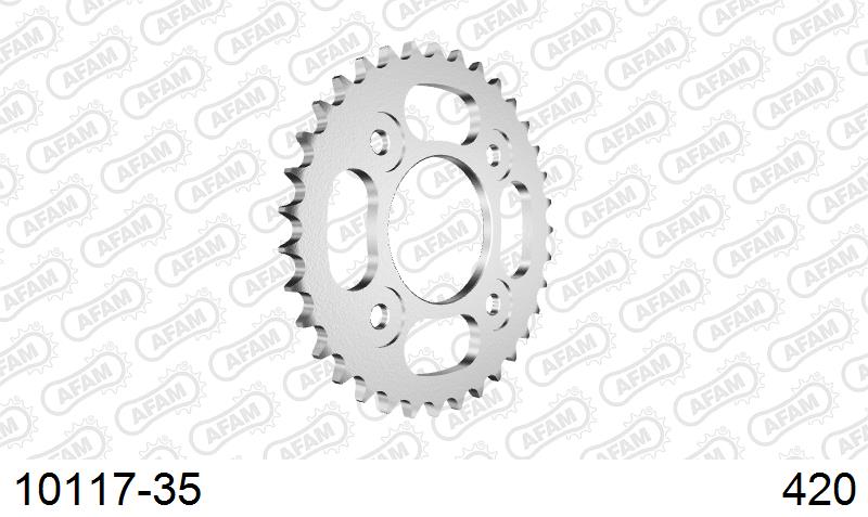 AFAM Tagumine hammasratas 10117-35, 35z, samm 420, teras