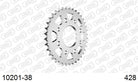 AFAM Tagumine hammasratas 10201-38, 38z, samm 428, teras