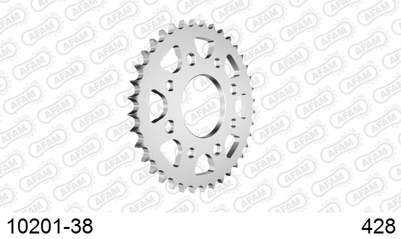 AFAM Tagumine hammasratas 10201-38, 38z, samm 428, teras
