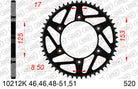 AFAM Tagumine hammasratas 10212K-46, 46z, samm 520, teras