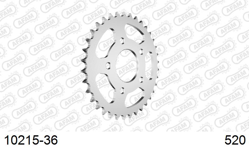 AFAM Tagumine hammasratas 10215-36, 36z, samm 520, teras
