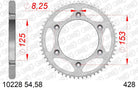 AFAM Tagumine hammasratas 10228-54, 54z, samm 428, teras