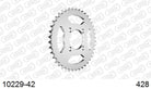 AFAM Tagumine hammasratas 10229-42, 42z, samm 428, teras