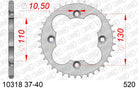 AFAM Tagumine hammasratas 10318-40, 40z, samm 520, teras